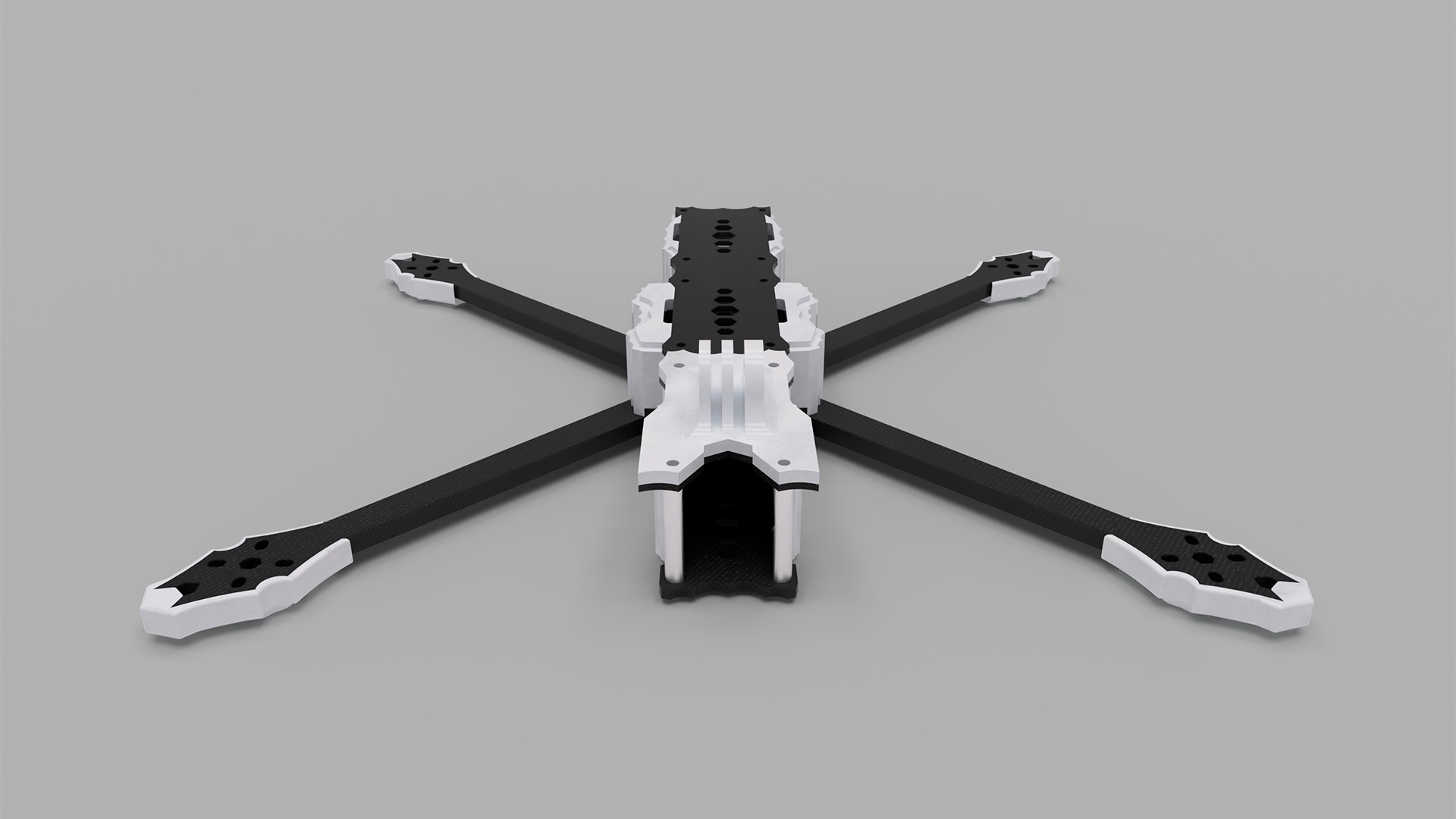 Châssis avec support drone Horn fpv